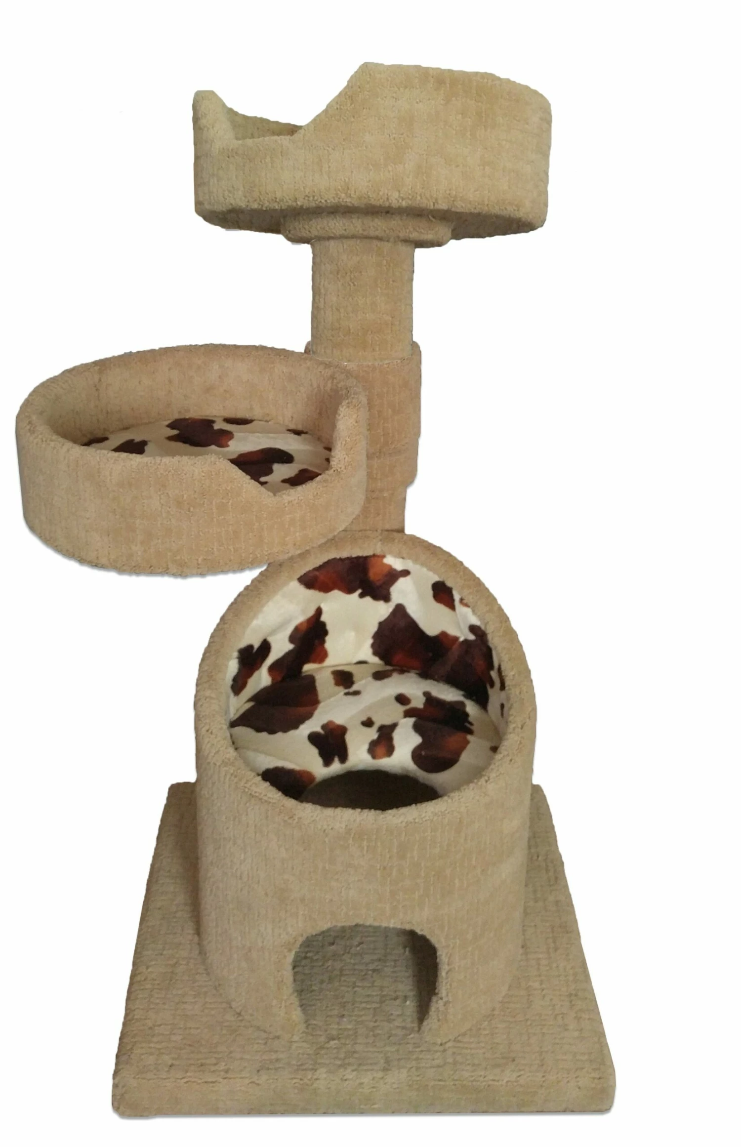 KB2 Cat Tower With 2 Cat Beds 4 KB2 Cat Tower With 2 Cat Beds - Image 2