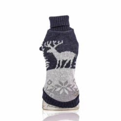 Sweater - Holiday Dark Blue And White -Pet Supplies Sales Shop mountain pull blue white 2 768x768 1