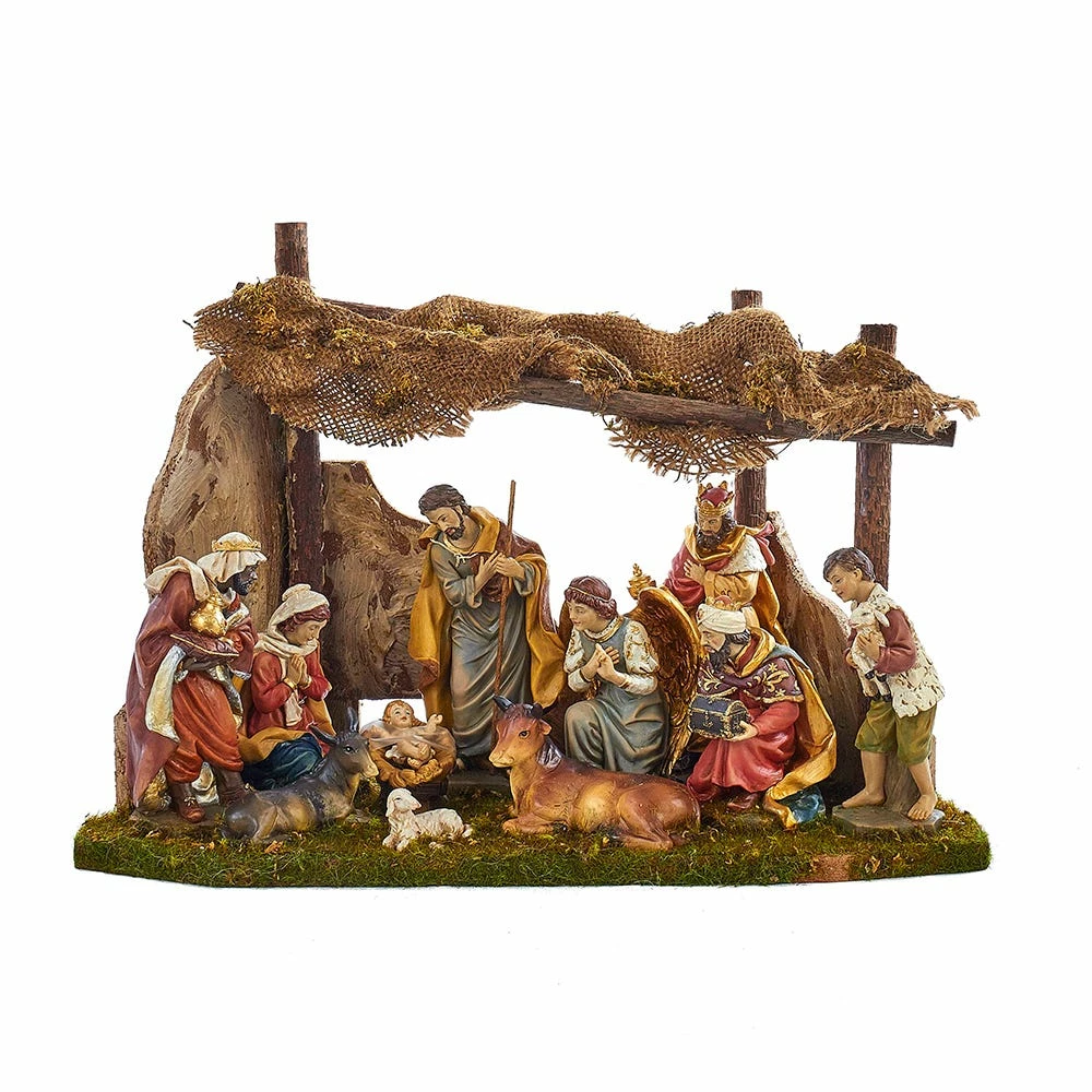 Nativity Set With 11 Figures And Stable 3 Nativity Set With 11 Figures And Stable