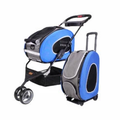 5-in-1 Combo EVA Pet Carrier/Stroller (Luxury Package) 29 5-in-1 Combo EVA Pet Carrier/Stroller (Luxury Package) -Pet Supplies Sales Shop pet stroller 2 wheel blue