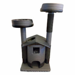 Queen's Kastle Deluxe Luxury Cat Tower With 2 Cat Beds -Pet Supplies Sales Shop qkdcharcoalsnow 1a9a5cd2 3087 48d4 880f 0cd759c95168