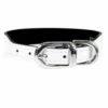 Italian White Patent Leather In Nickel -Pet Supplies Sales Shop white patent nickel 1 4aa16982 bca2 4ae3 bebc 00bcd9371883